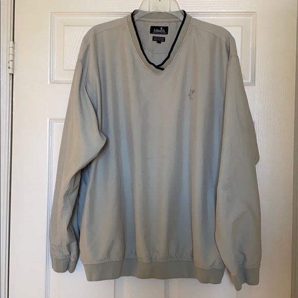 Ashworth Windbreakerrain Golf Pullover 